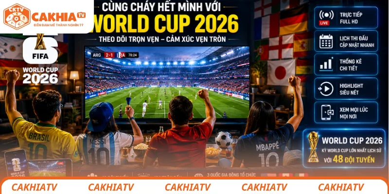Người hâm mộ theo dõi World Cup 2026 trên nền tảng số